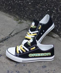Oregon Ducks Limited Low Top Canvas Sneakers