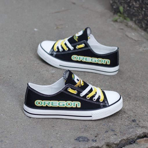 Oregon Ducks Limited Low Top Canvas Sneakers