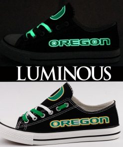 Oregon Ducks Limited Luminous Low Top Canvas Sneakers