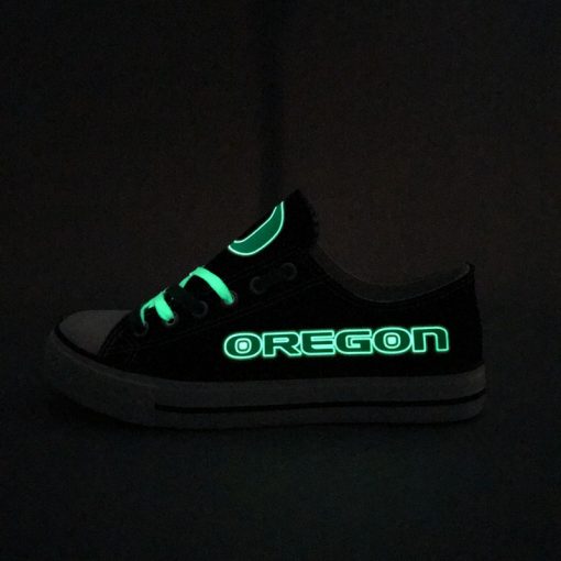 Oregon Ducks Limited Luminous Low Top Canvas Sneakers