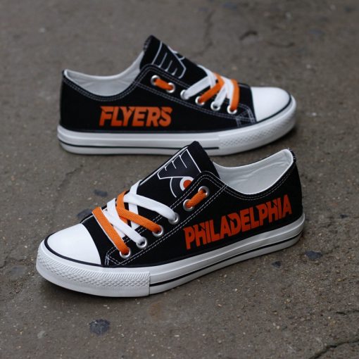 Philadelphia Flyers Limited Low Top Canvas Sneakers