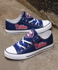 Philadelphia Phillies Limited Luminous Low Top Canvas Sneakers