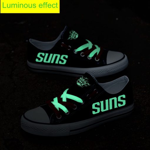 Phoenix Suns Limited Fans Luminous Low Top Canvas Sneakers