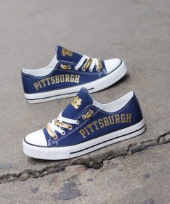 Pittsburgh Panthers Limited Low Top Canvas Sneakers