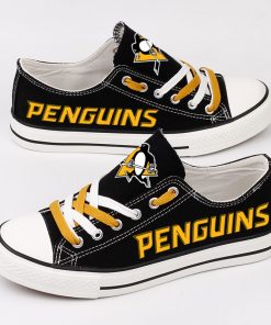 Pittsburgh Penguins Low Top Canvas Sneakers
