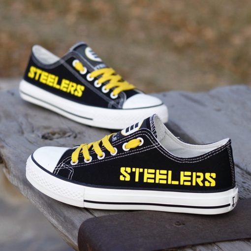 Pittsburgh Steelers Limited Low Top Canvas Sneakers