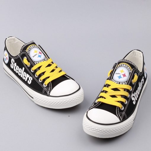 Pittsburgh Steelers Low Top Canvas Sneakers