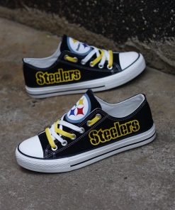 Pittsburgh Steelers Low Top Canvas Shoes Sport