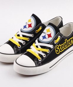 Pittsburgh Steelers Low Top Canvas Shoes Sport