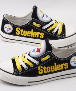 Pittsburgh Steelers Limited Fans Low Top Canvas Sneakers