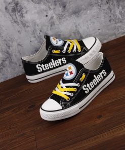 Pittsburgh Steelers Limited Luminous Low Top Canvas Sneakers
