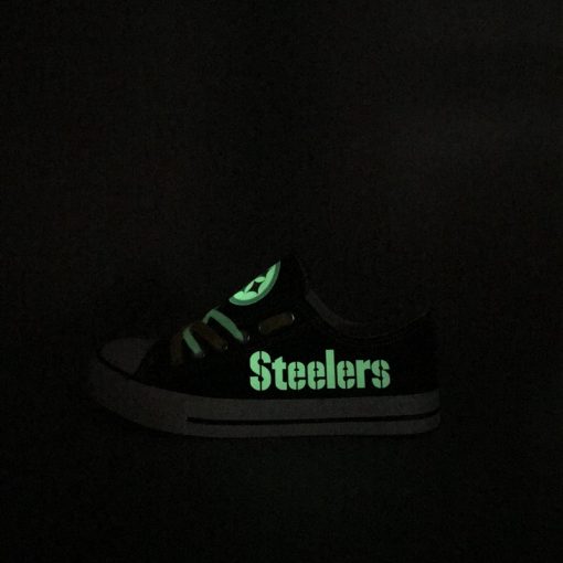 Pittsburgh Steelers Limited Luminous Low Top Canvas Sneakers