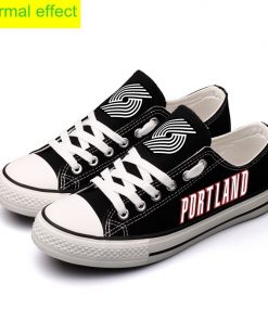 Portland Trail Blazers Limited Luminous Low Top Canvas Sneakers