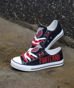 Portland Trail Blazers Low Top Canvas Shoes Sport