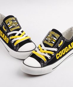 Rosebud-Lott Cougars Limited High School Students Low Top Canvas Sneakers