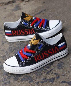 Russia National Team Low Top Canvas Sneakers