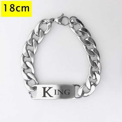 Sacramento Kings Design Men Fashion Wristlet Stainless Steel Bracelet