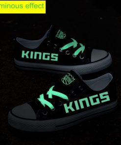 Sacramento Kings Limited Luminous Low Top Canvas Sneakers