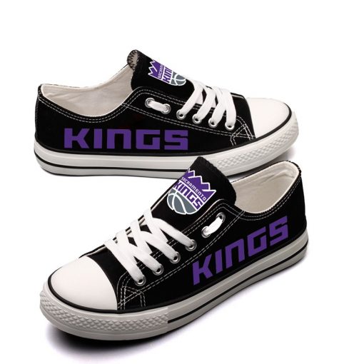 Sacramento Kings Low Top Canvas Sneakers