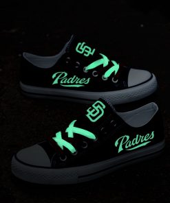 San Diego Padres Limited Luminous Low Top Canvas Sneakers