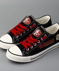 San Francisco 49ers Limited Low Top Canvas Sneakers