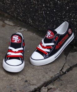 San Francisco 49ers Low Top Canvas Shoes Sport
