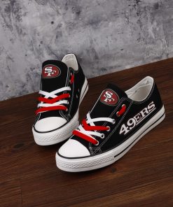 San Francisco 49ers Limited Luminous Low Top Canvas Sneakers