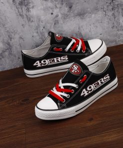 San Francisco 49ers Limited Luminous Low Top Canvas Sneakers