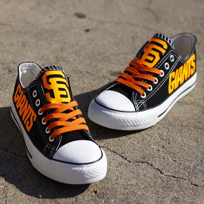 San Francisco Giants Limited Low Top Canvas Sneakers - Thegiftsports Store