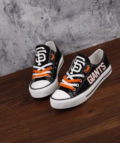San Francisco Giants Limited Luminous Low Top Canvas Sneakers