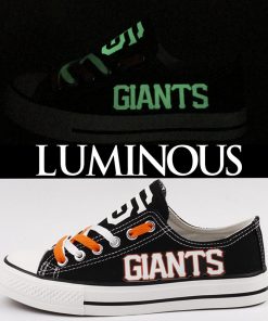 San Francisco Giants Limited Luminous Low Top Canvas Sneakers