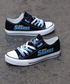 San Jose Sharks Limited Low Top Canvas Sneakers