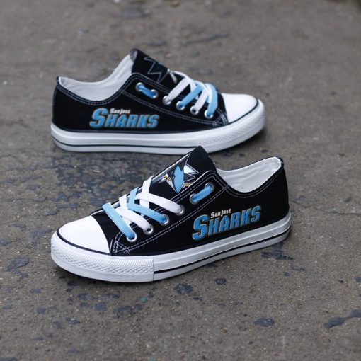 San Jose Sharks Limited Low Top Canvas Sneakers