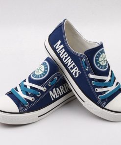 Seattle Mariners Limited Luminous Low Top Canvas Shoes Sport