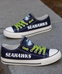 Seattle Seahawks Limited Low Top Canvas Sneakers