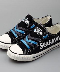 Seattle Seahawks Low Top Canvas Sneakers