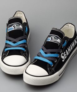 Seattle Seahawks Low Top Canvas Sneakers