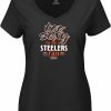 Smack FGHFG Cincinnati Football Fans Too Sexy to Be A Steelers Fan Black Ladies TFGHFG Shirt