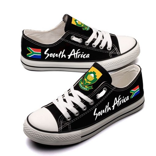 South Africa National Team Low Top Canvas Sneakers