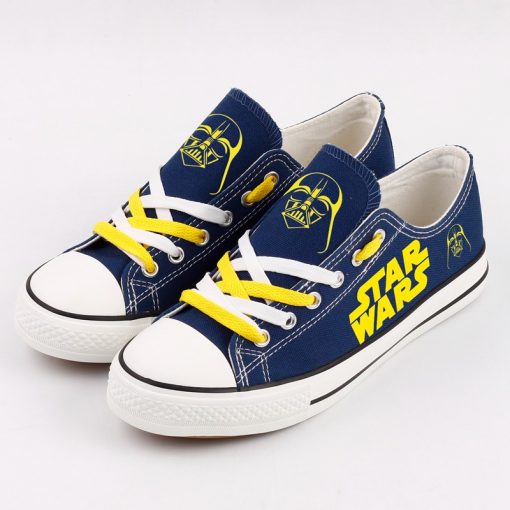 Star Wars Darth Vader Print Unisex Casual Canvas Sneakers