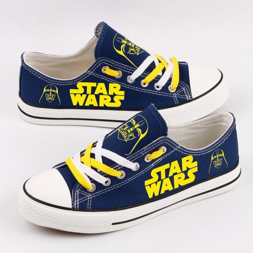 Star Wars Darth Vader Print Unisex Casual Canvas Sneakers