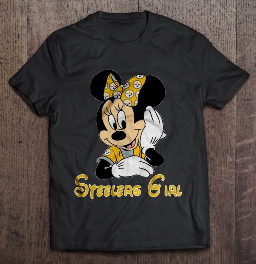 Steelers Girl Minnie Mouse Version Tshirts
