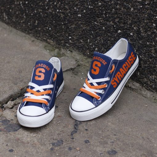 Syracuse Orange Limited Low Top Canvas Sneakers