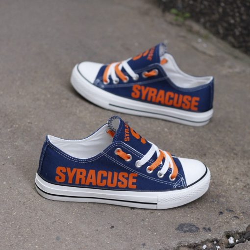 Syracuse Orange Limited Low Top Canvas Sneakers
