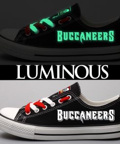 Tampa Bay Buccaneers Limited Luminous Low Top Canvas Sneakers