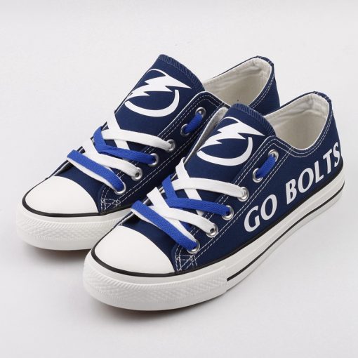 Tampa Bay Lightning Limited Fans Low Top Canvas Shoes Sport