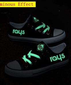 Tampa Bay Rays Limited Luminous Low Top Canvas Sneakers