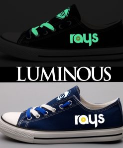 Tampa Bay Rays Limited Luminous Low Top Canvas Sneakers