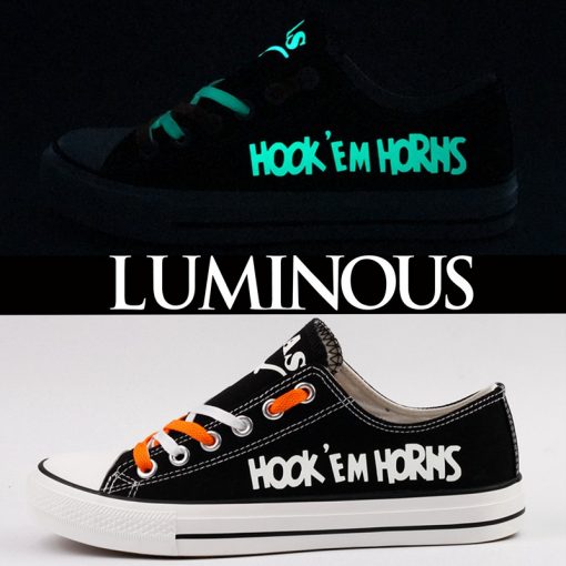 Texas Longhorns Limited Luminous Low Top Canvas Sneakers