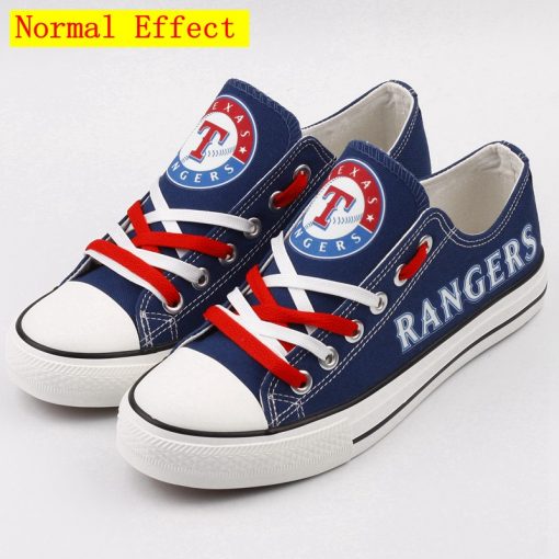 Texas Rangers Limited Luminous Low Top Canvas Sneakers